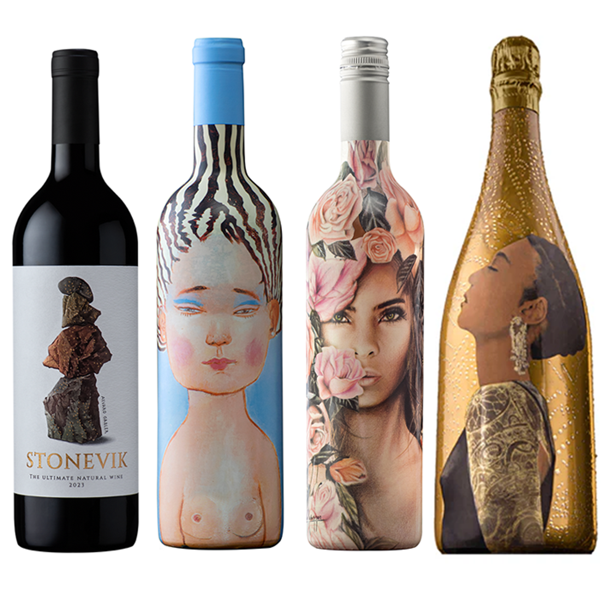 Holiday Artist Collection - STONEVIK, Champagne, La Piu Belle Red & Rosé