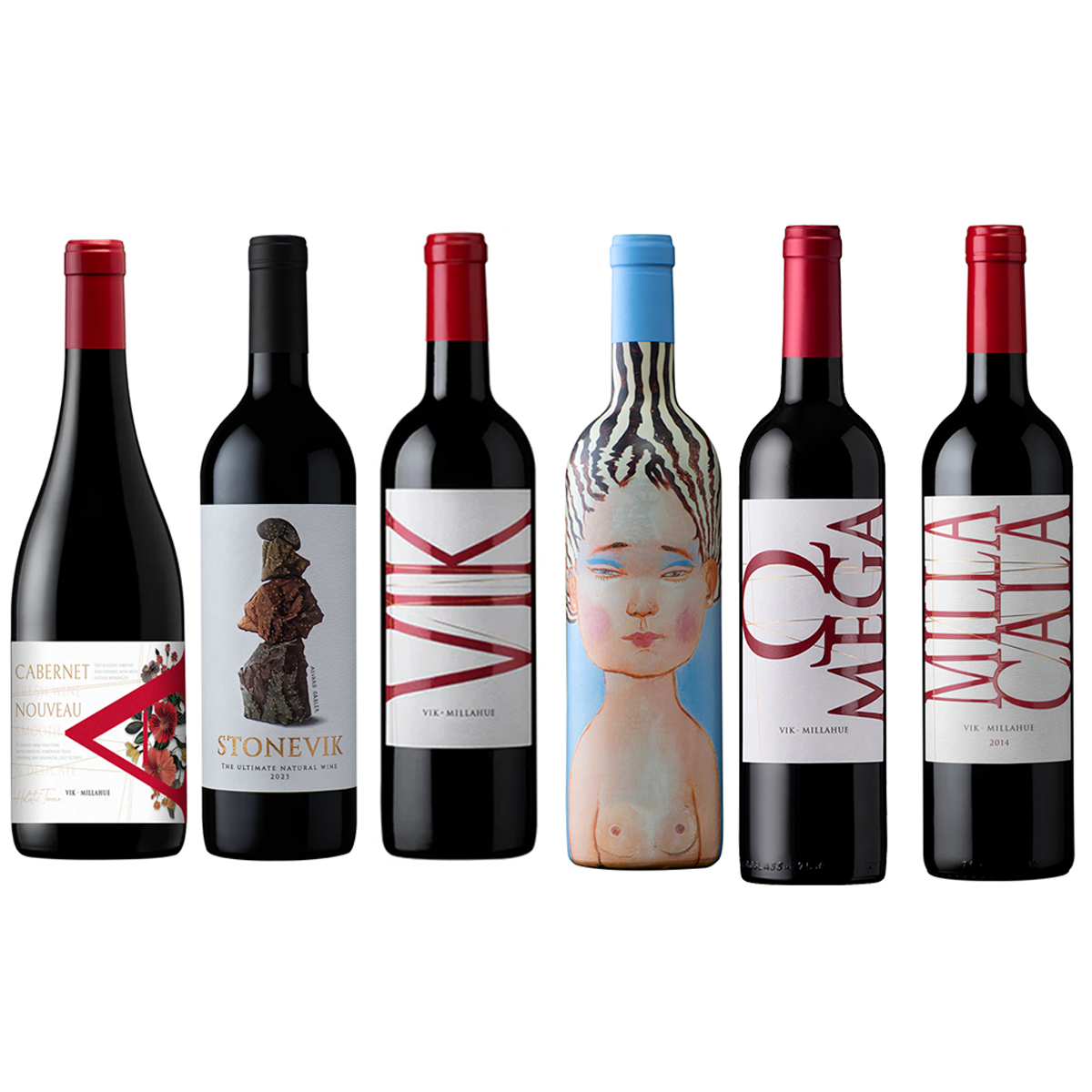 VIK Reds - STONEVIK, VIK, La Piu Belle, Milla Cala, Omega, Nouveau